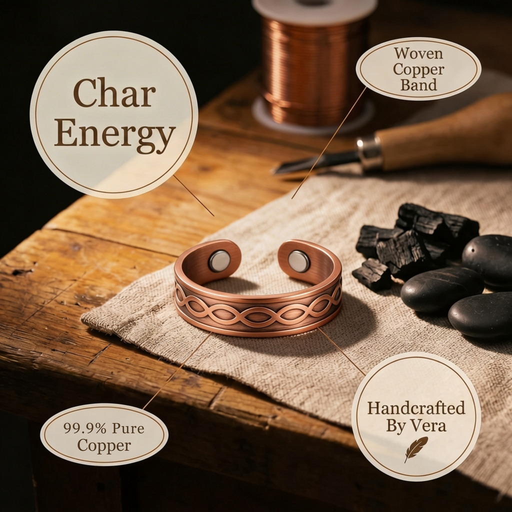 Emily's Char Copper Ring
