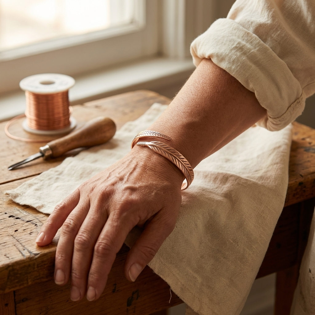 Emily's Root Copper Bracelet