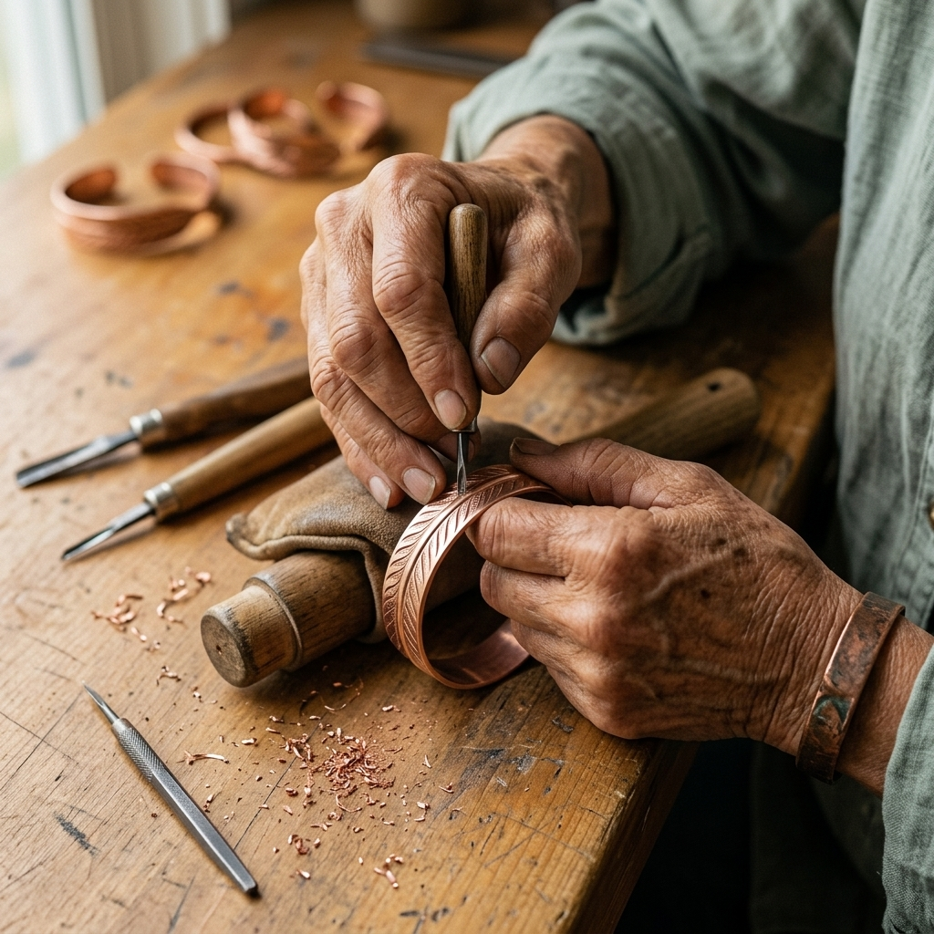 Emily's Root Copper Bracelet