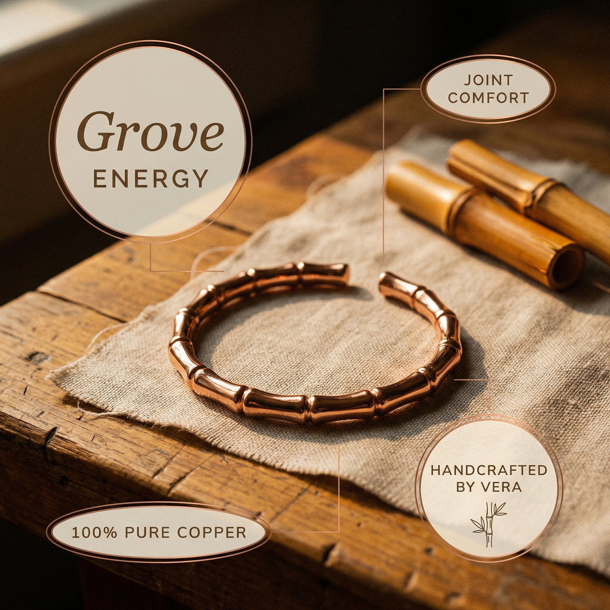 Emily's Grove Copper Bracelet