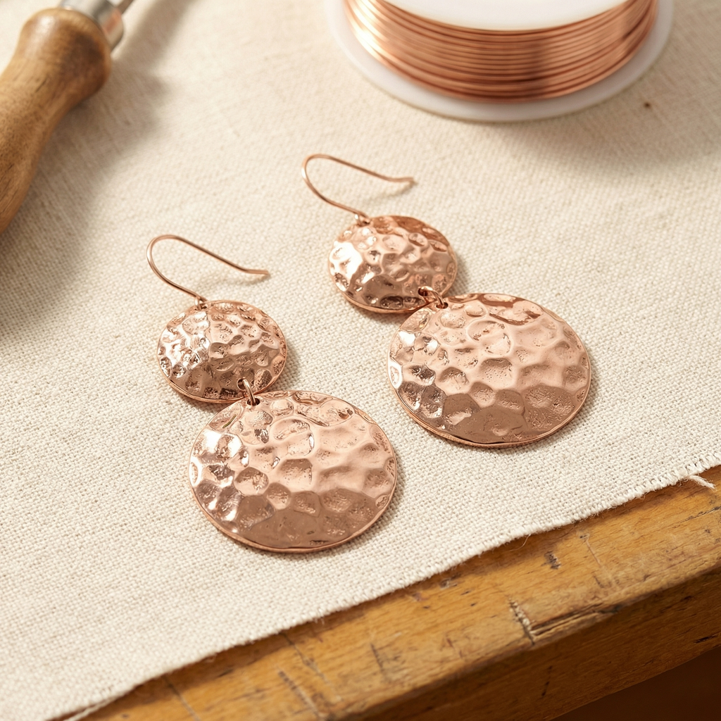Emily's Solstice Copper Earrings