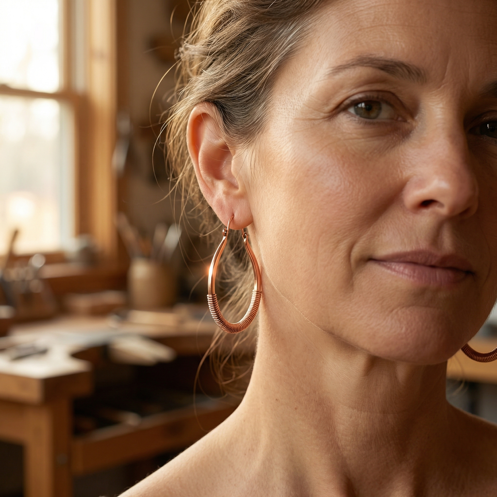 Emily's Creek Copper Earrings