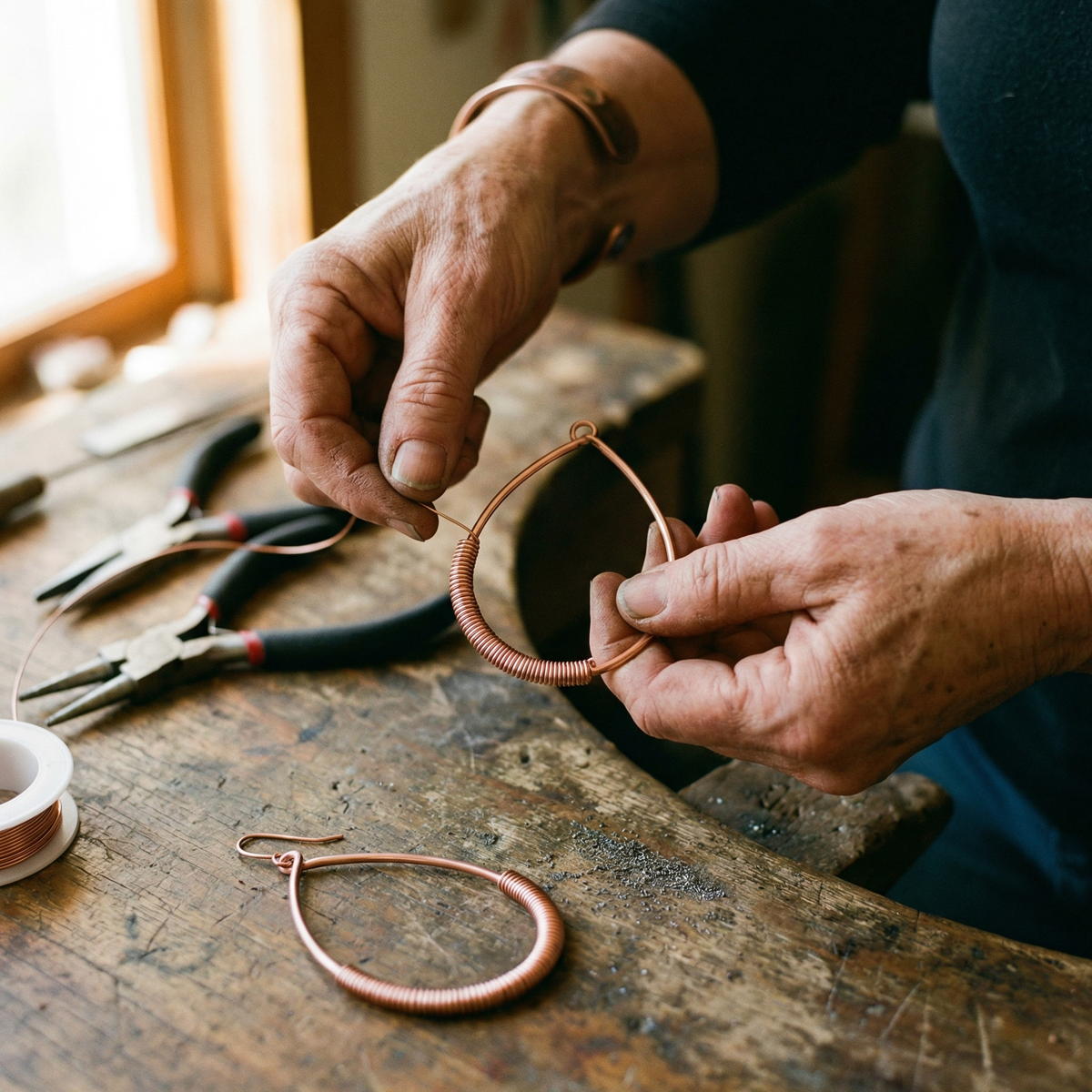 Emily's Creek Copper Earrings