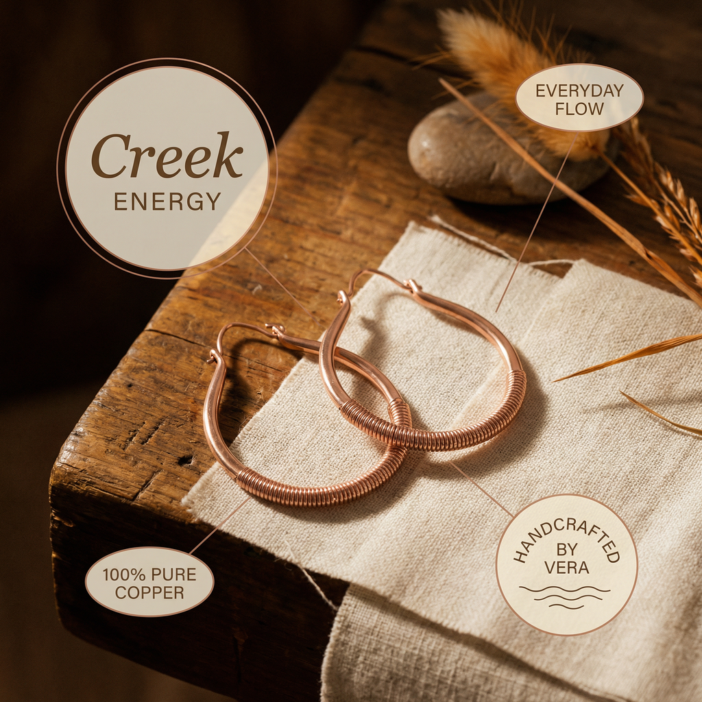 Emily's Creek Copper Earrings