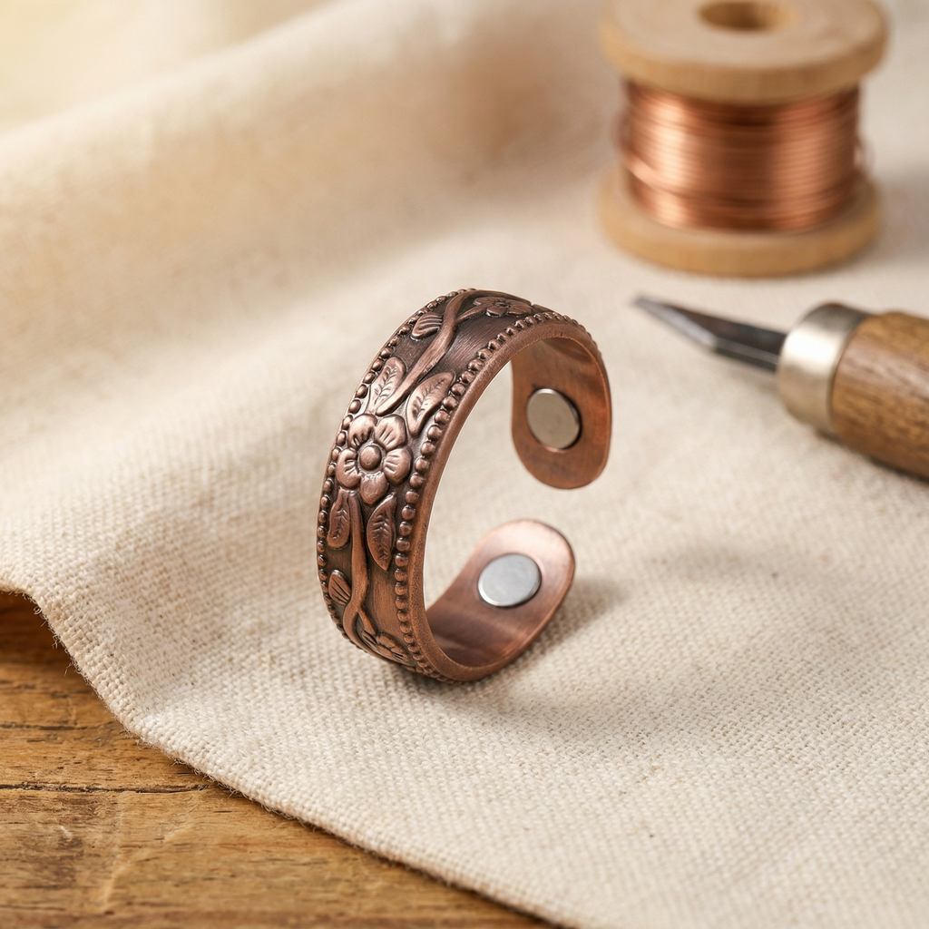 Emily's Petal Copper Ring