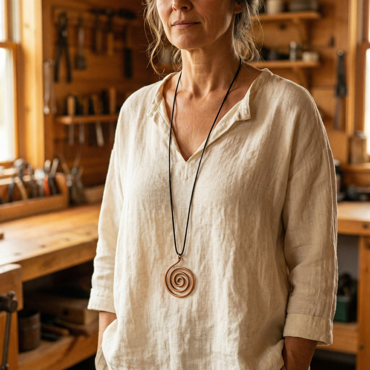 Emily's Mesa Copper Necklace