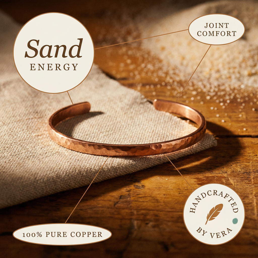 Emily's Sand Copper Anklet