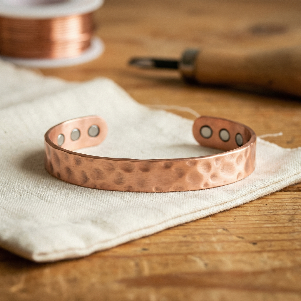 Emily's Lodestone Copper Bracelet