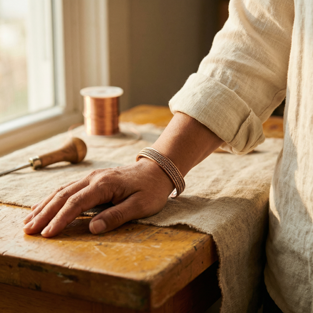 Emily's Forge Copper Bracelet