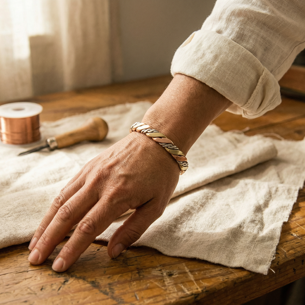 Emily's Stone Copper Bracelet
