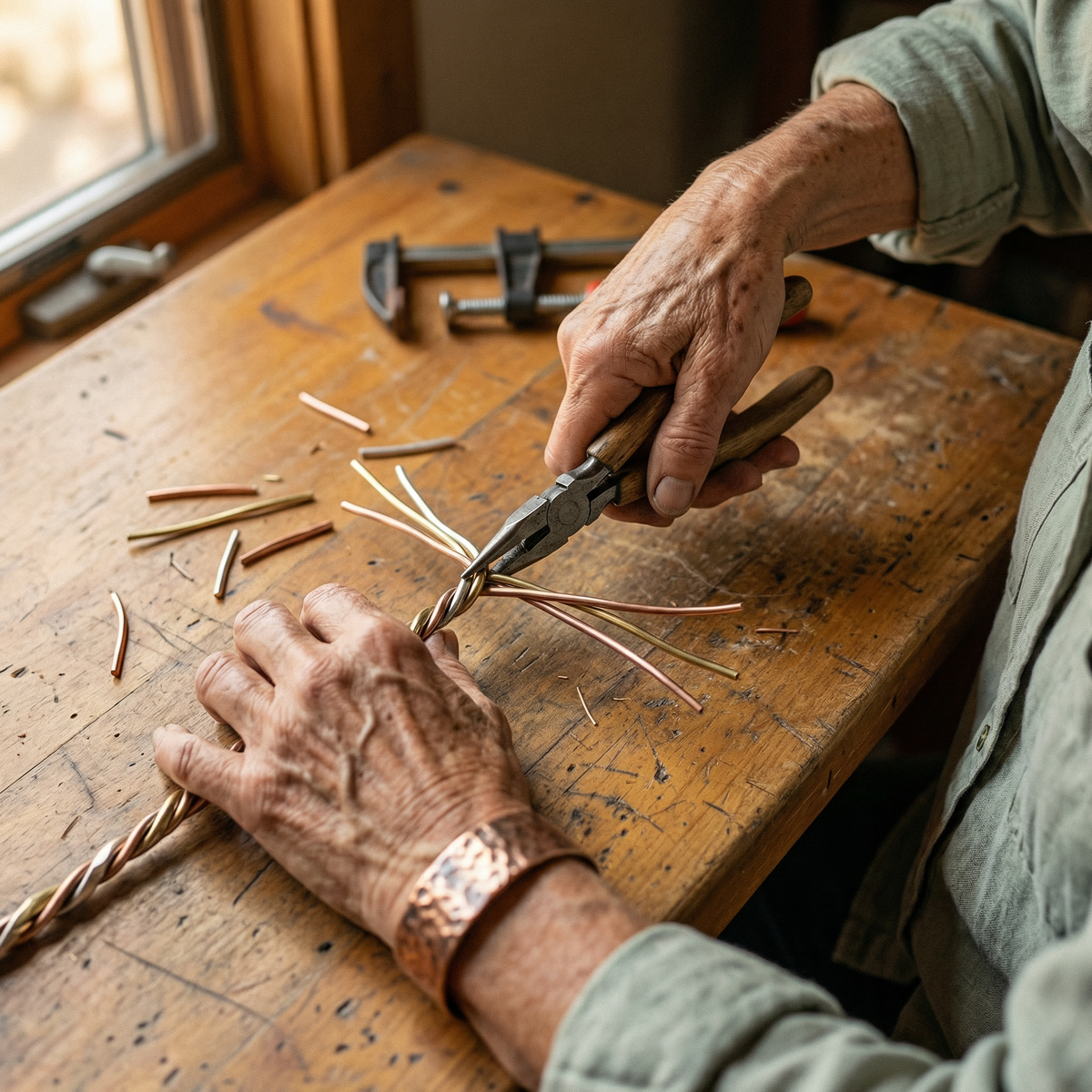 Emily's Stone Copper Bracelet