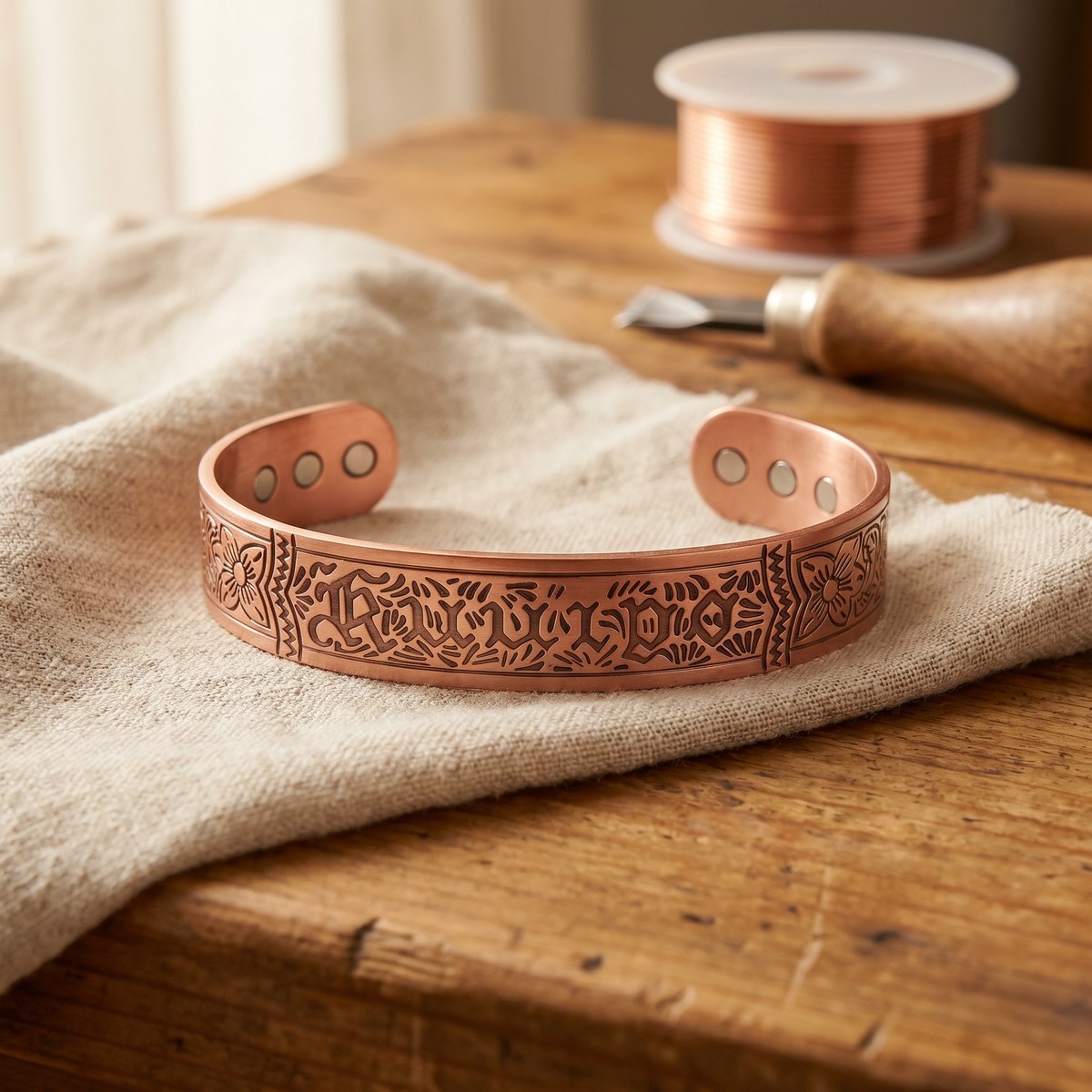 Emily's Drift Copper Bracelet
