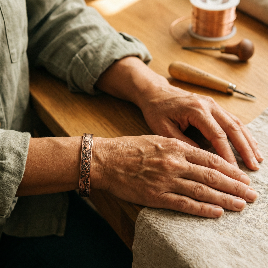 Emily's Loam Copper Bracelet