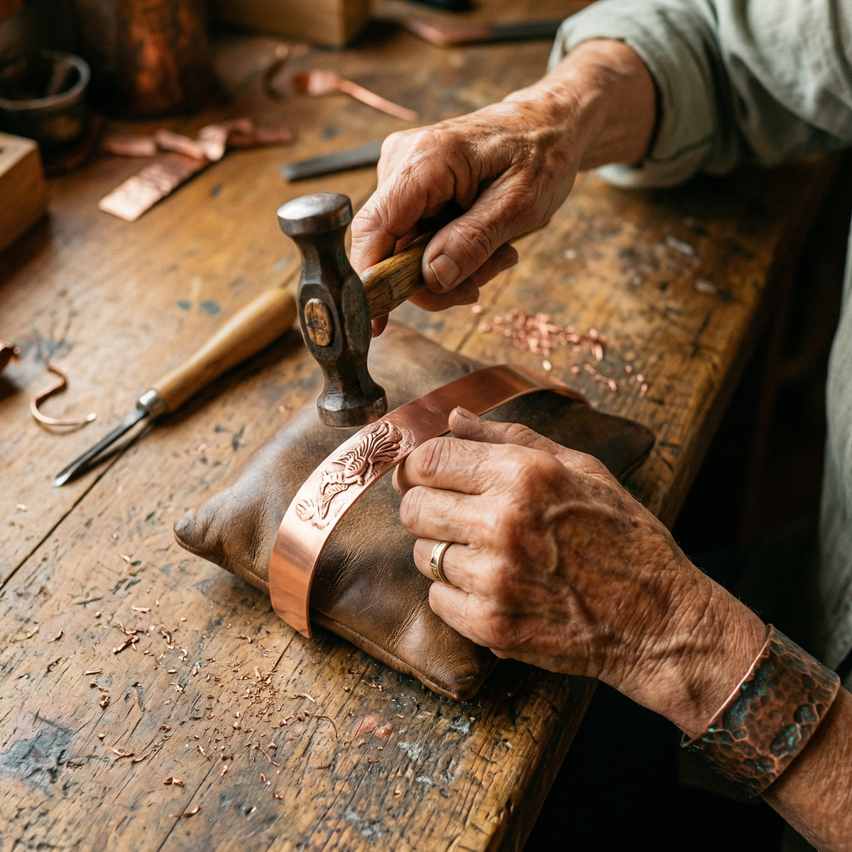Emily's Loam Copper Bracelet