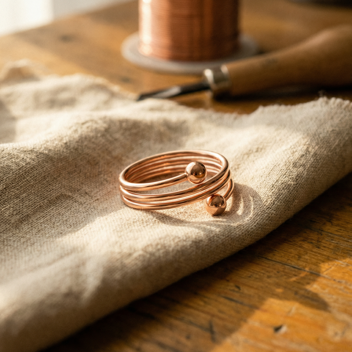 Emily's Silt Copper Ring