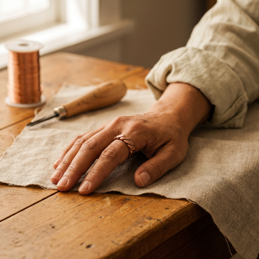 Emily's Knap Copper Ring