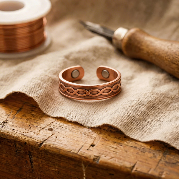 Emily's Char Copper Ring