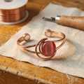 Emily's Sphere Pink Copper Bracelet