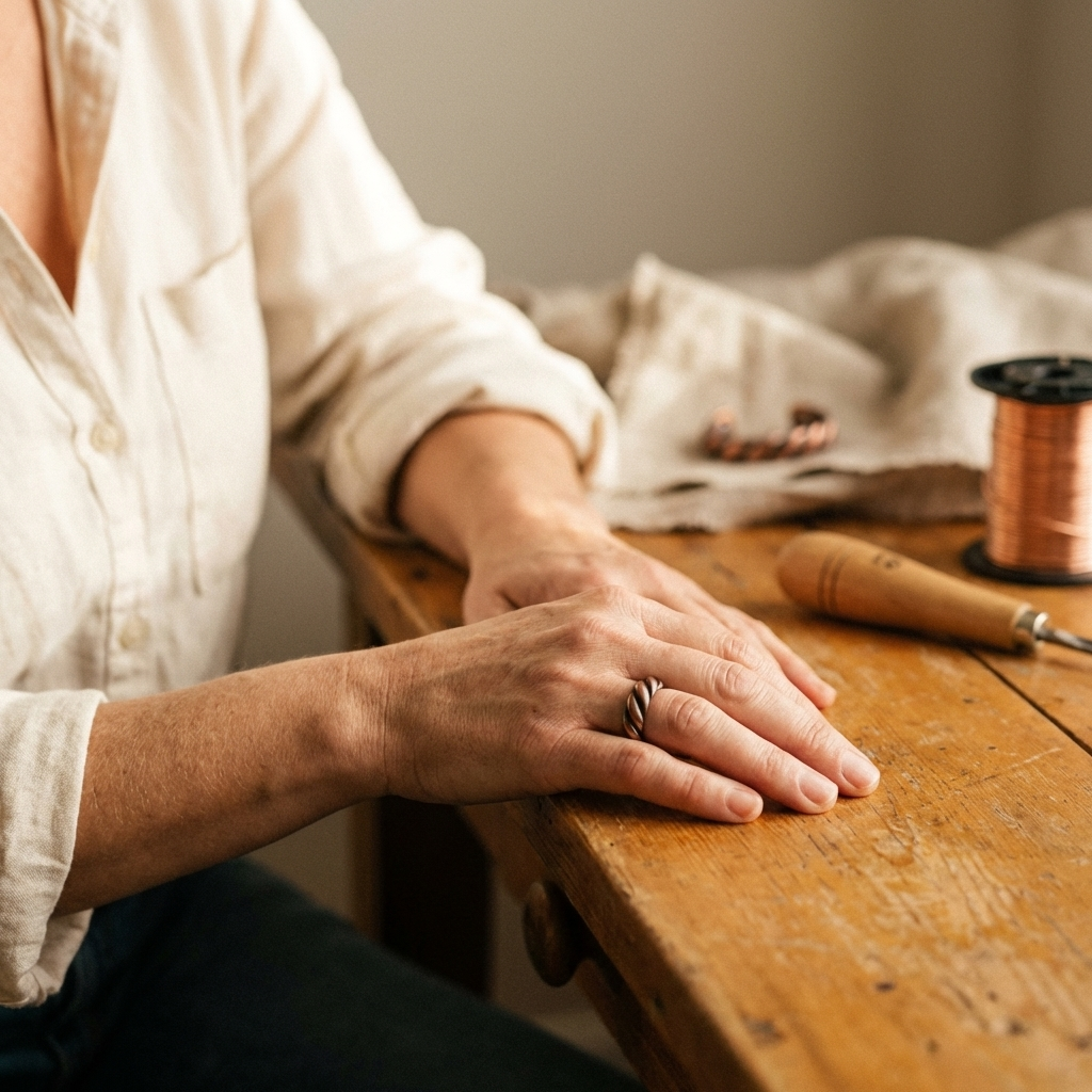 Emily's Tine Copper Ring