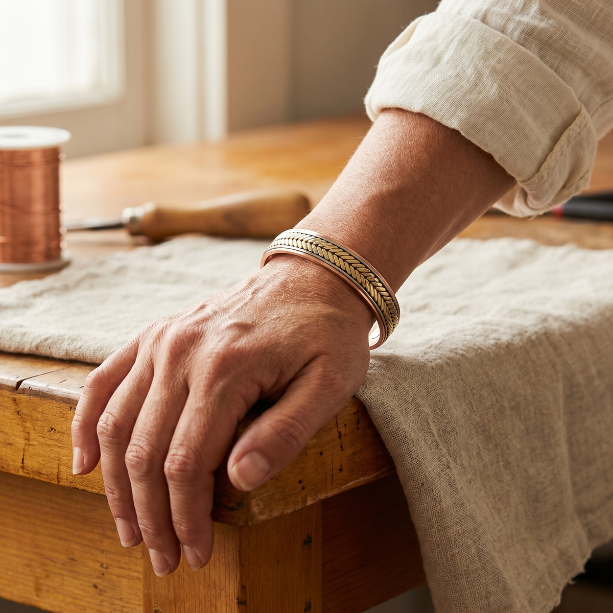 Emily's Harvest Copper Bracelet