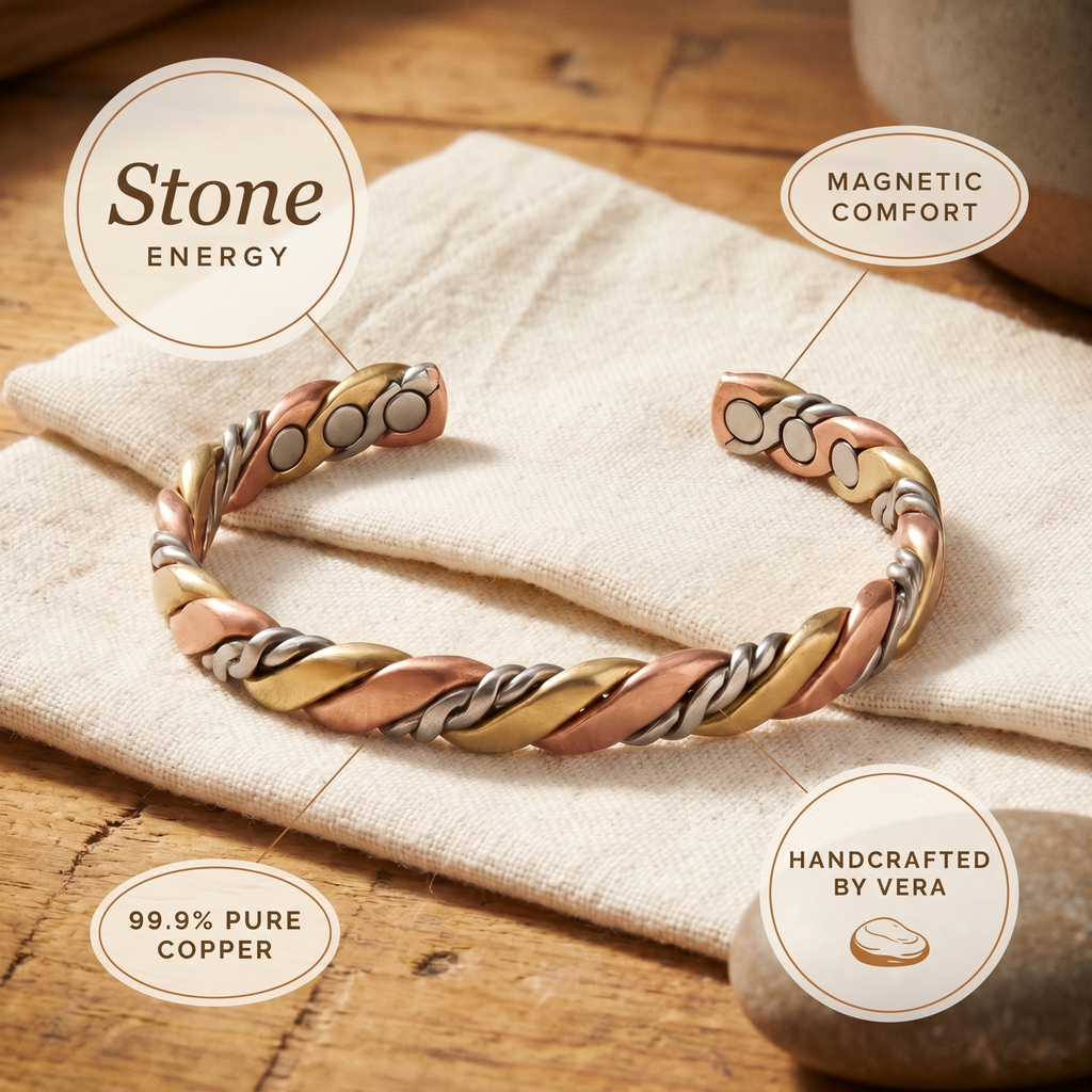 Emily's Stone Copper Bracelet
