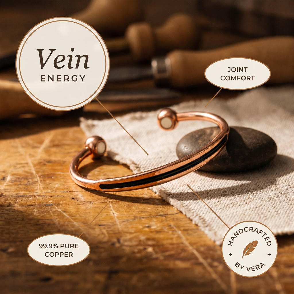 Emily's Vein Copper Bracelet