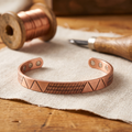Emily's Crest Copper Bracelet