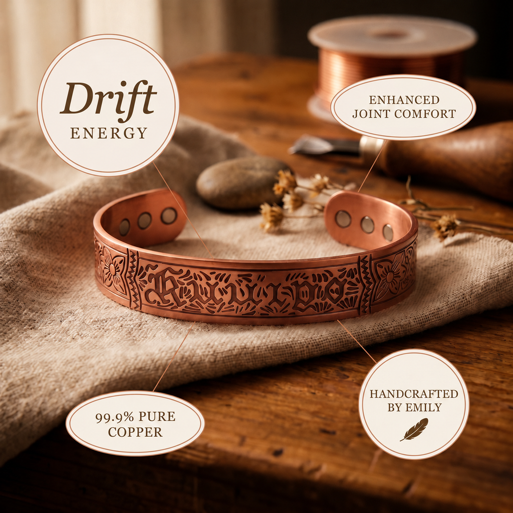 Emily's Drift Copper Bracelet