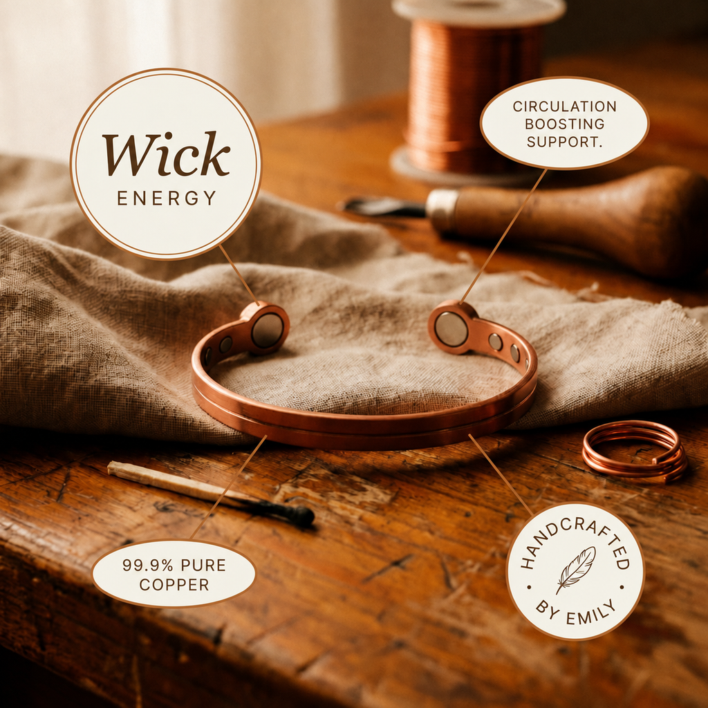 Emily's Wick Copper Bracelet