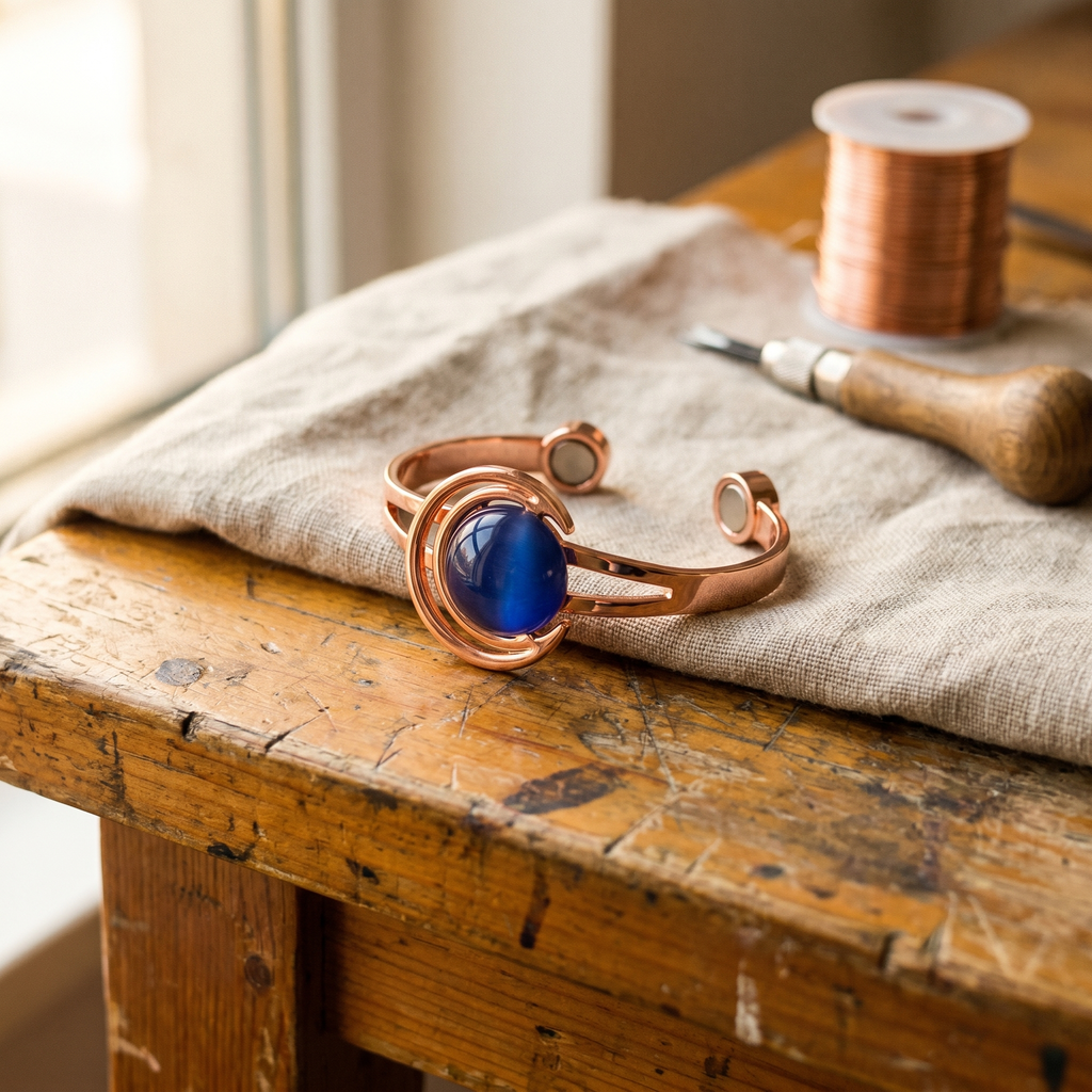 Emily's Sphere Copper Bracelet