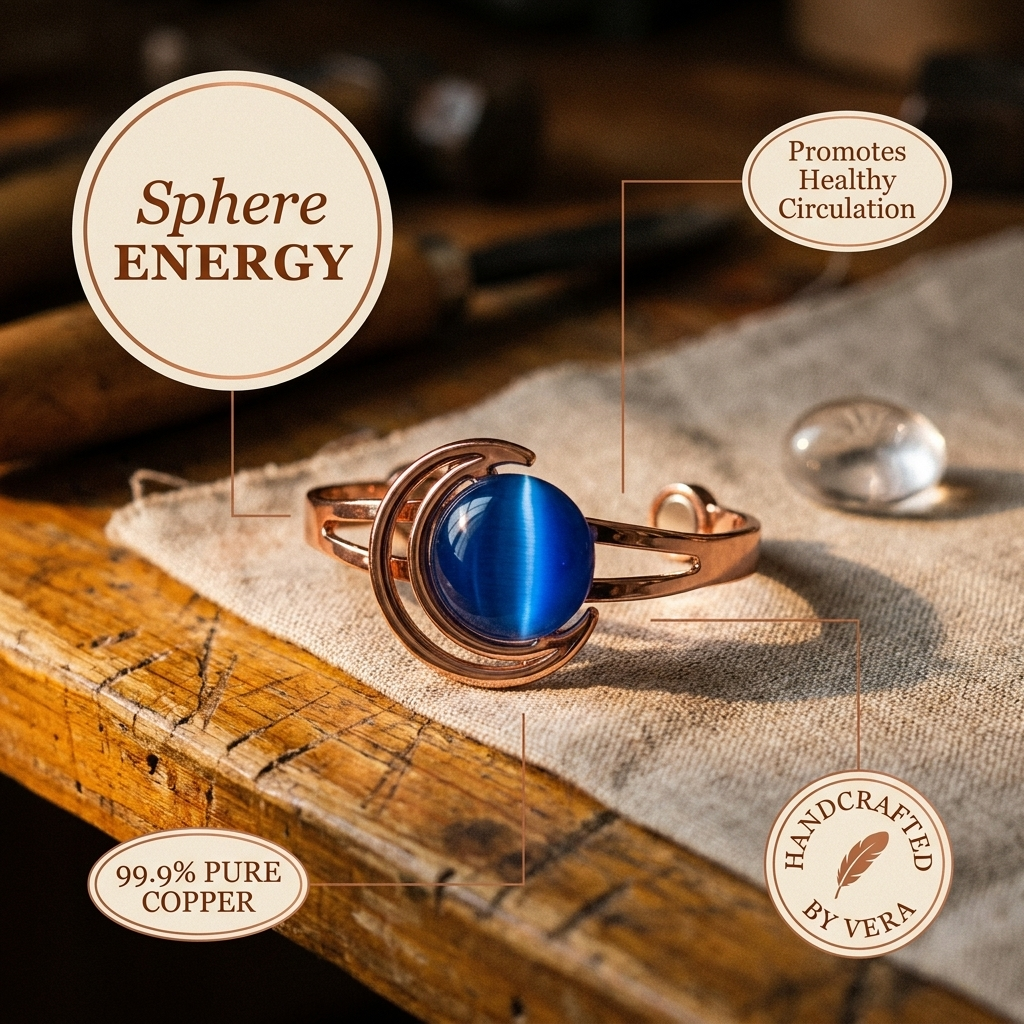 Emily's Sphere Copper Bracelet