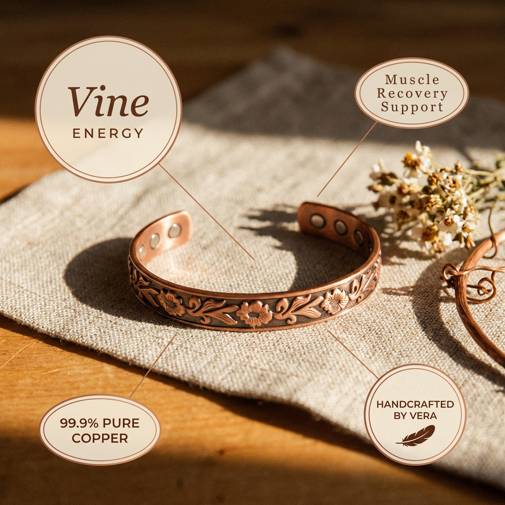 Emily's Vine Copper Bracelet