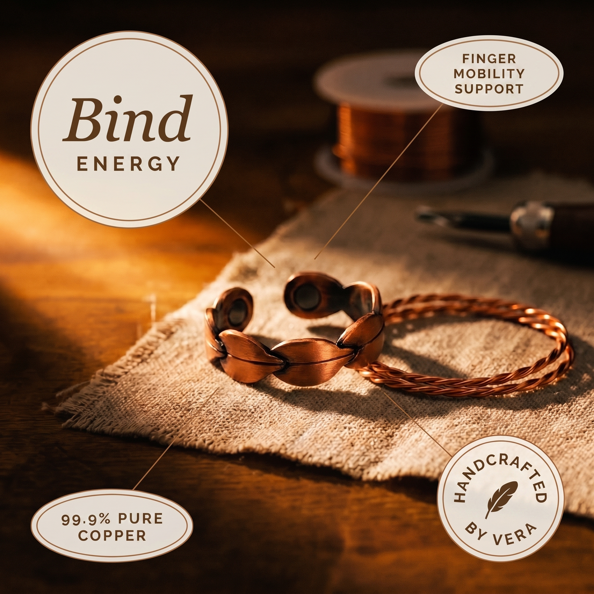 Emily's Bind Copper Ring