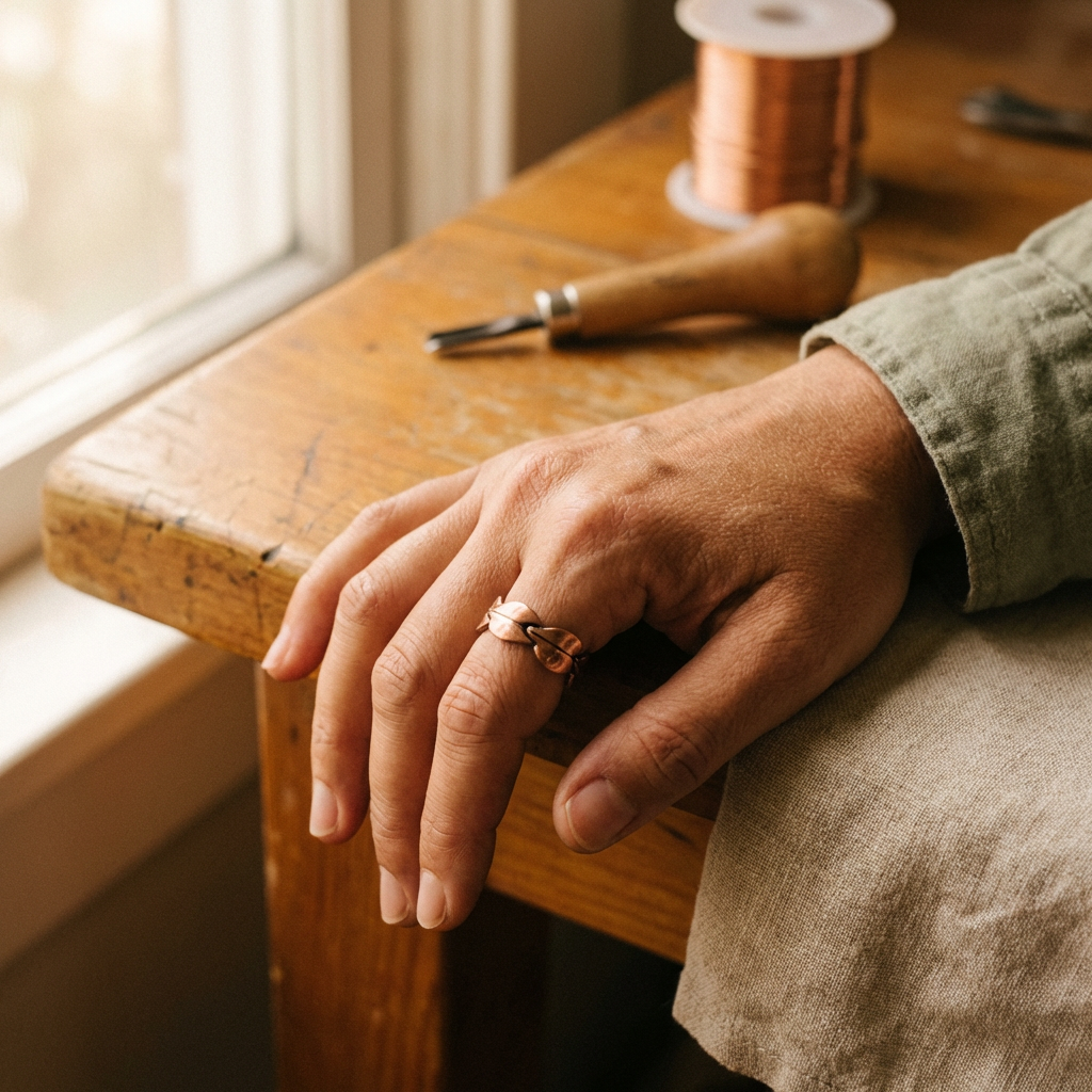 Emily's Bind Copper Ring