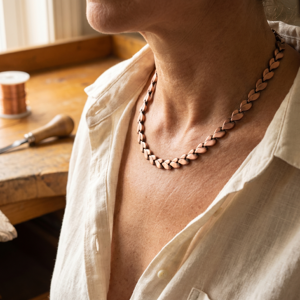Emily's Briar Copper Necklace