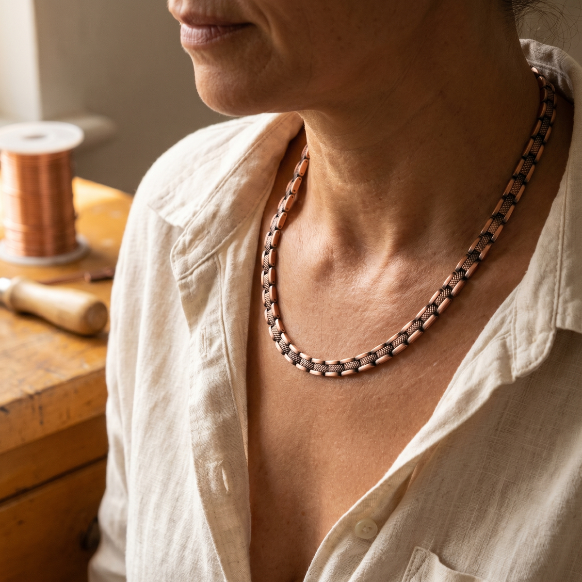 Emily's Haze Copper Necklace