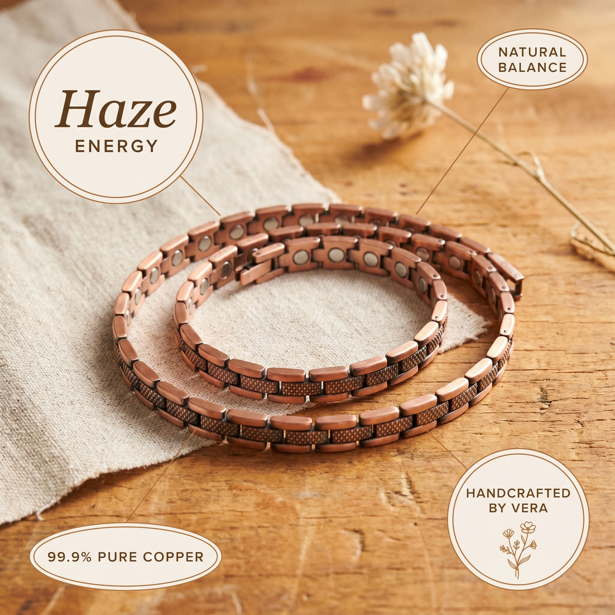 Emily's Haze Copper Necklace