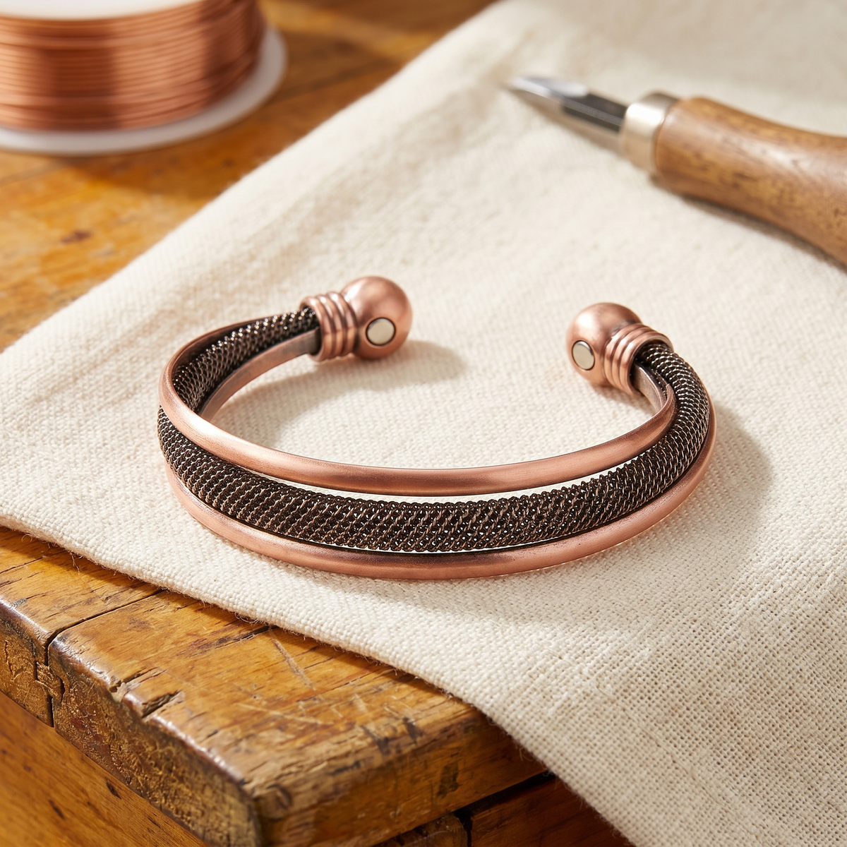 Emily's Cairn Copper Bracelet
