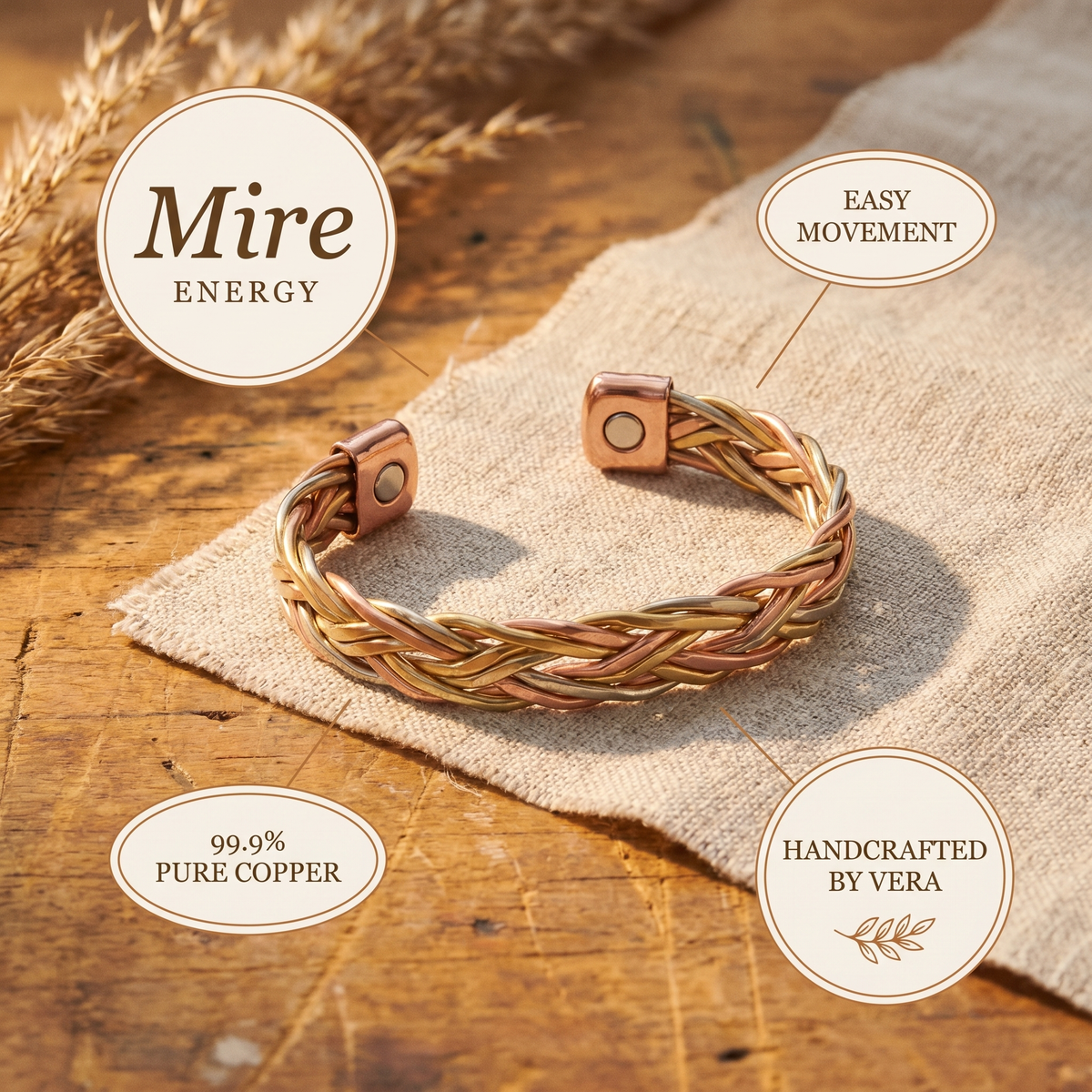 Emily's Mire Copper Bracelet