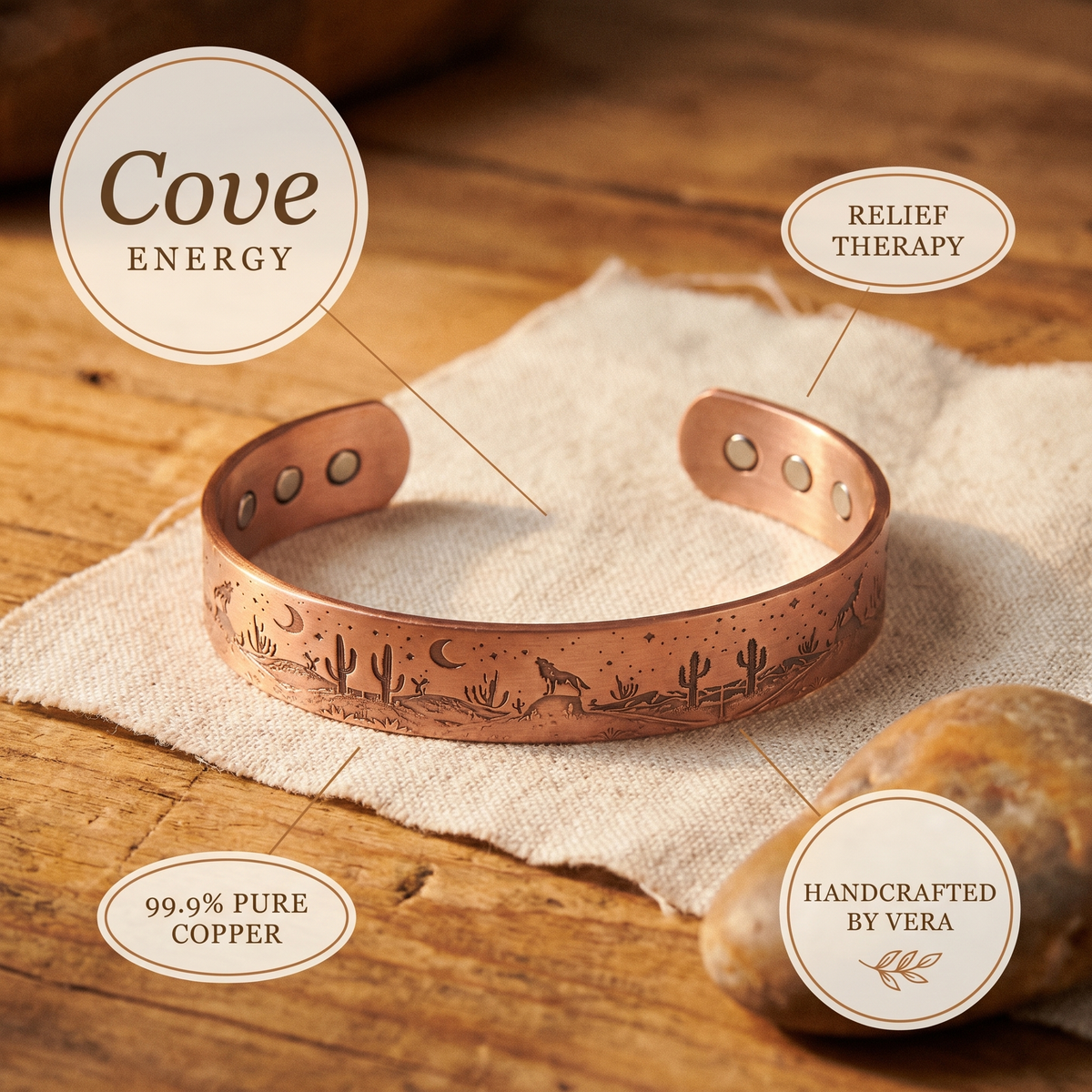 Emily's Cove Copper Bracelet