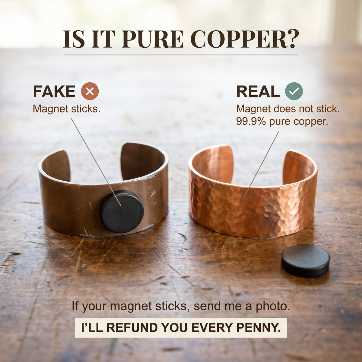 Emily's Grit Men's Copper Bracelet
