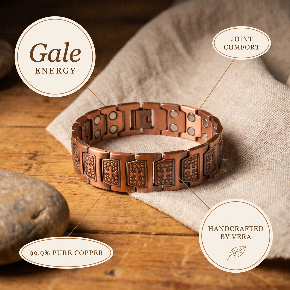 Emily's Gale Men's Copper Bracelet