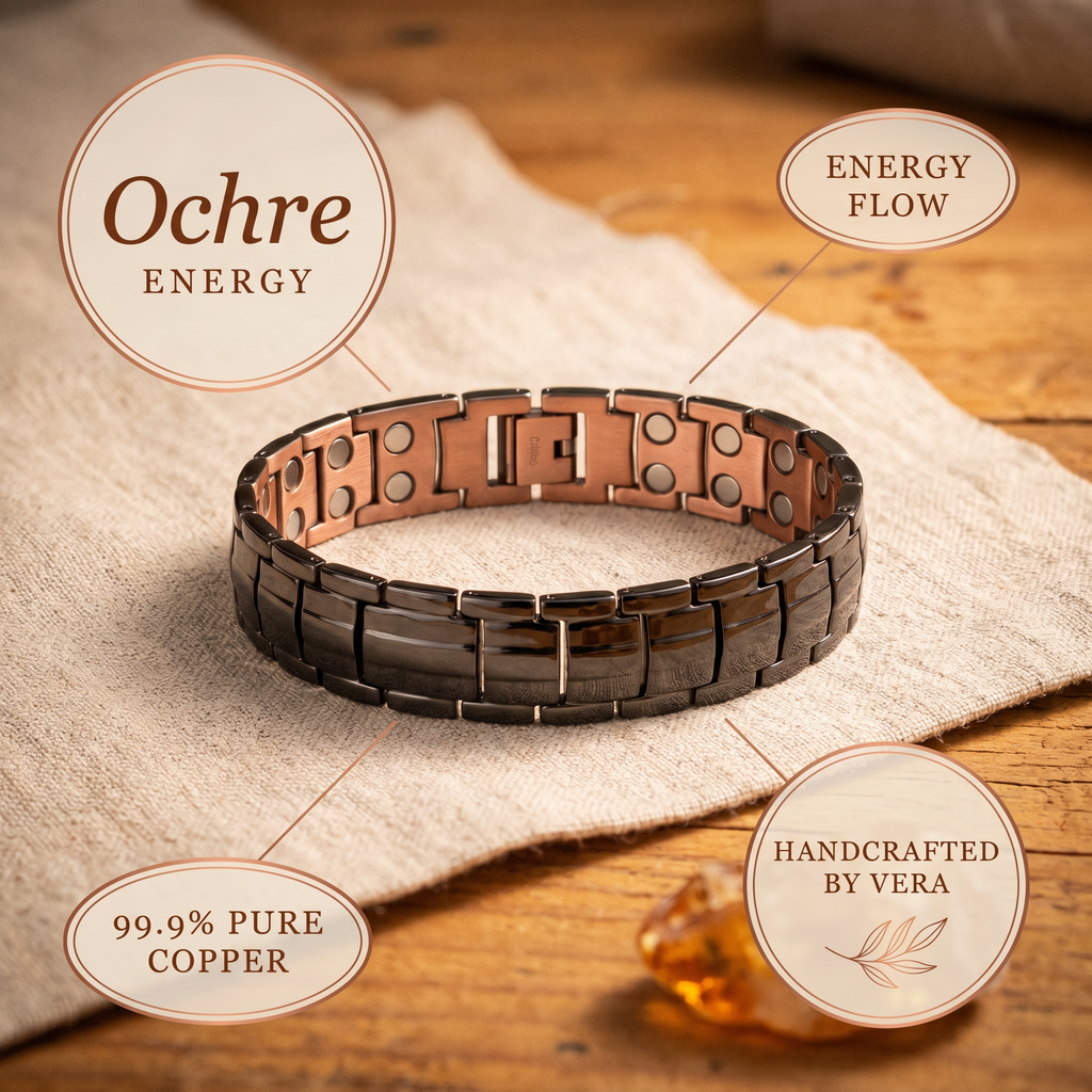 Emily's Ochre Men's Copper Bracelet