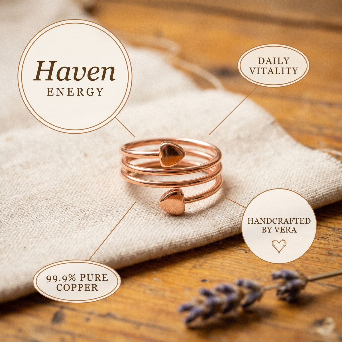 Emily's Haven Copper Ring