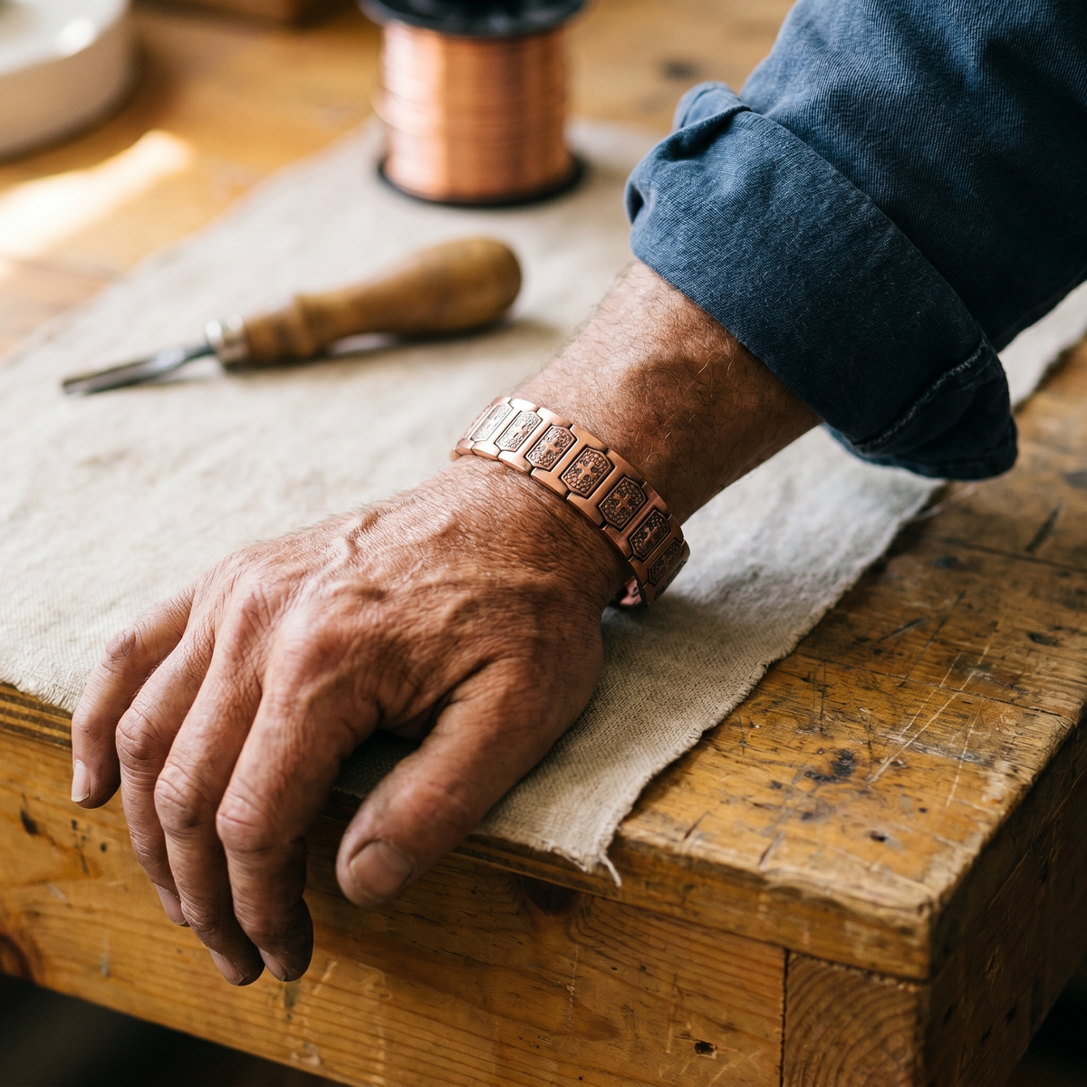 Emily's Gale Men's Copper Bracelet