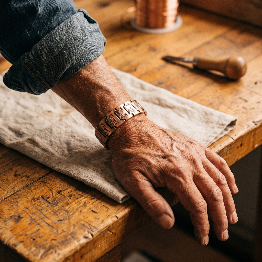 Emily's Glen Men's Copper Bracelet