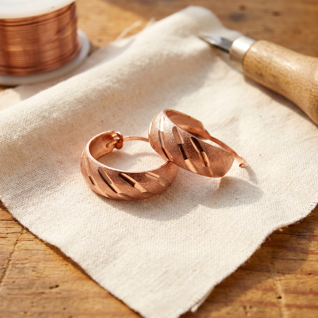 Emily's Vale Copper Earrings