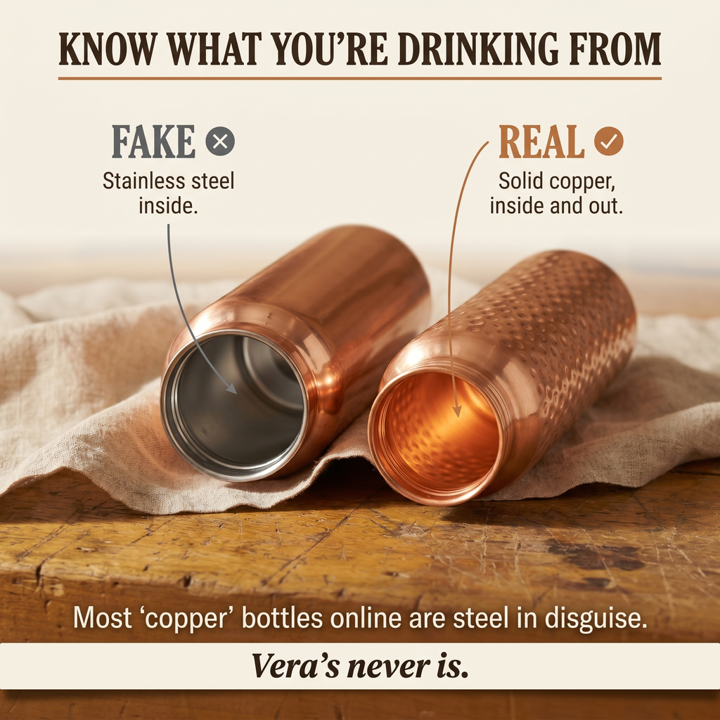Emily's Pure Copper Water Bottle