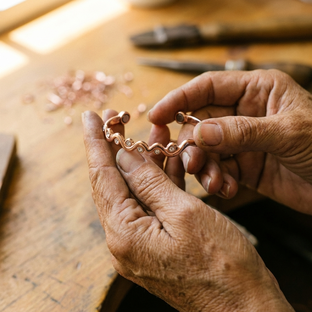 Emily's Lark Copper Bracelet