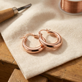Emily's Marl Copper Earrings
